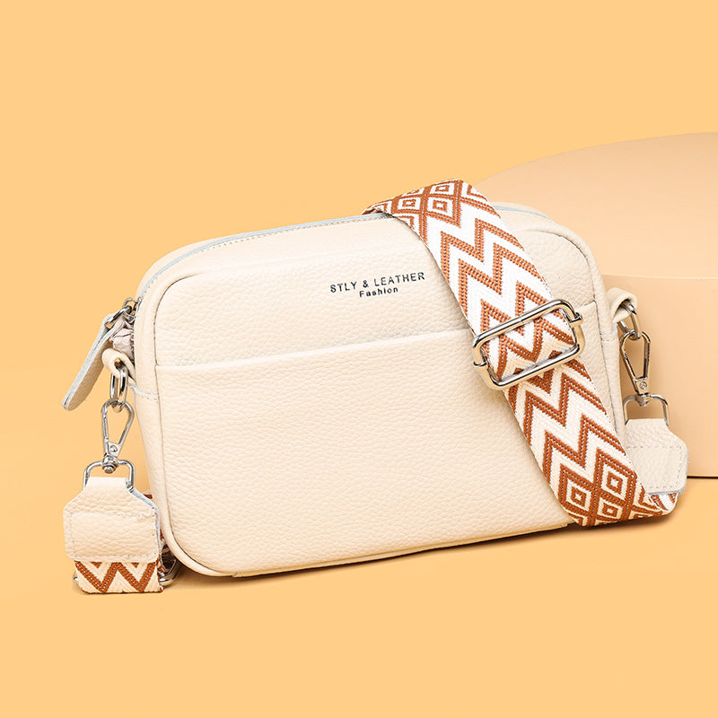 Quilted Wide-Strap Crossbody Bag — product image 7