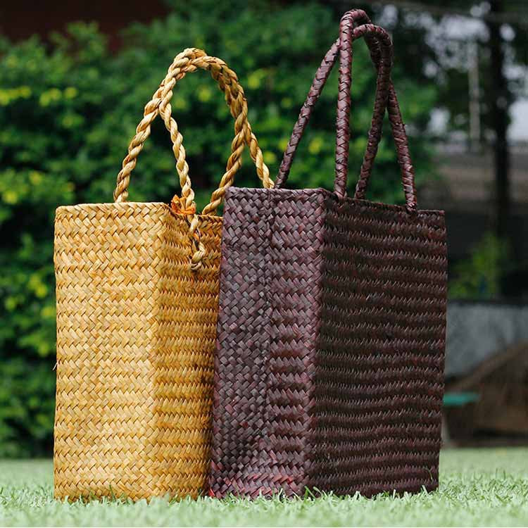 Woven Straw Summer Tote — product image 4