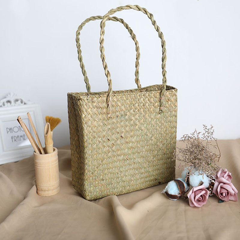 Woven Straw Summer Tote — product image 5