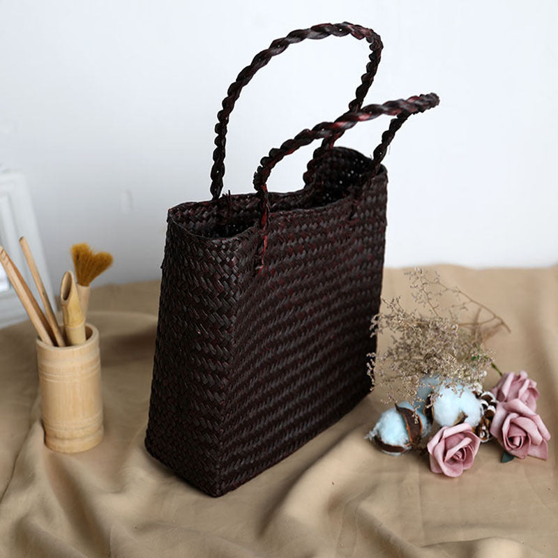 Woven Straw Summer Tote — product image 1