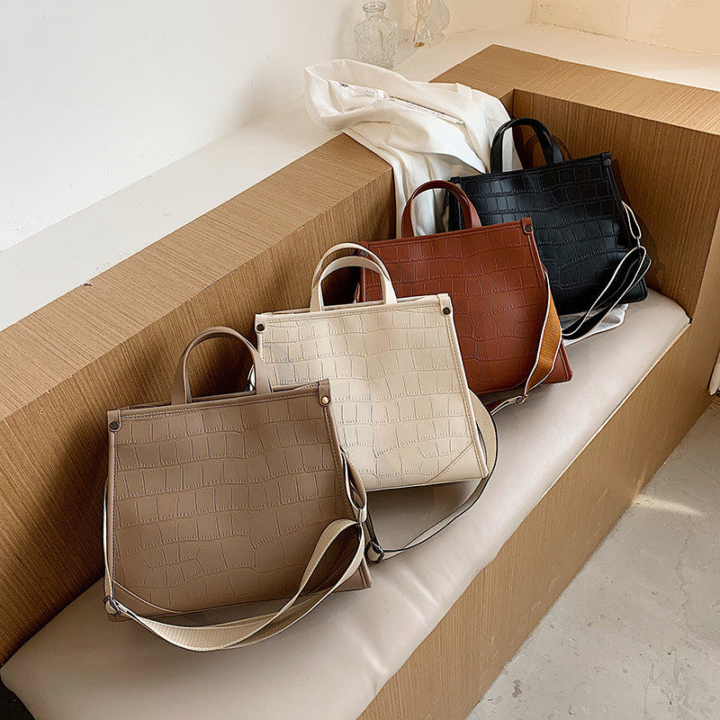 Croc-Embossed Everyday Tote — product image 5