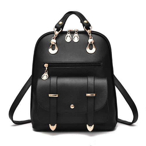 Convertible PU Backpack Shoulder Bag — product image 1