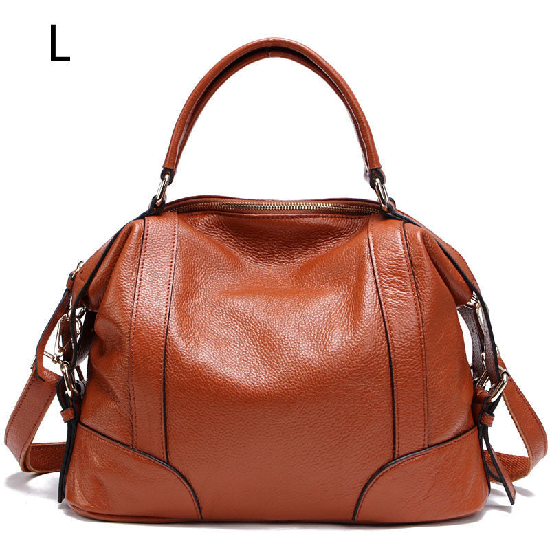 Genuine Leather Tassel Shoulder Bag — product image 1