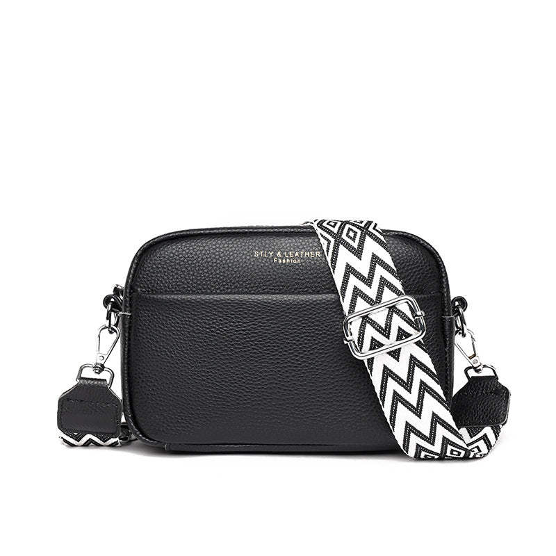 Quilted Wide-Strap Crossbody Bag — product image 12