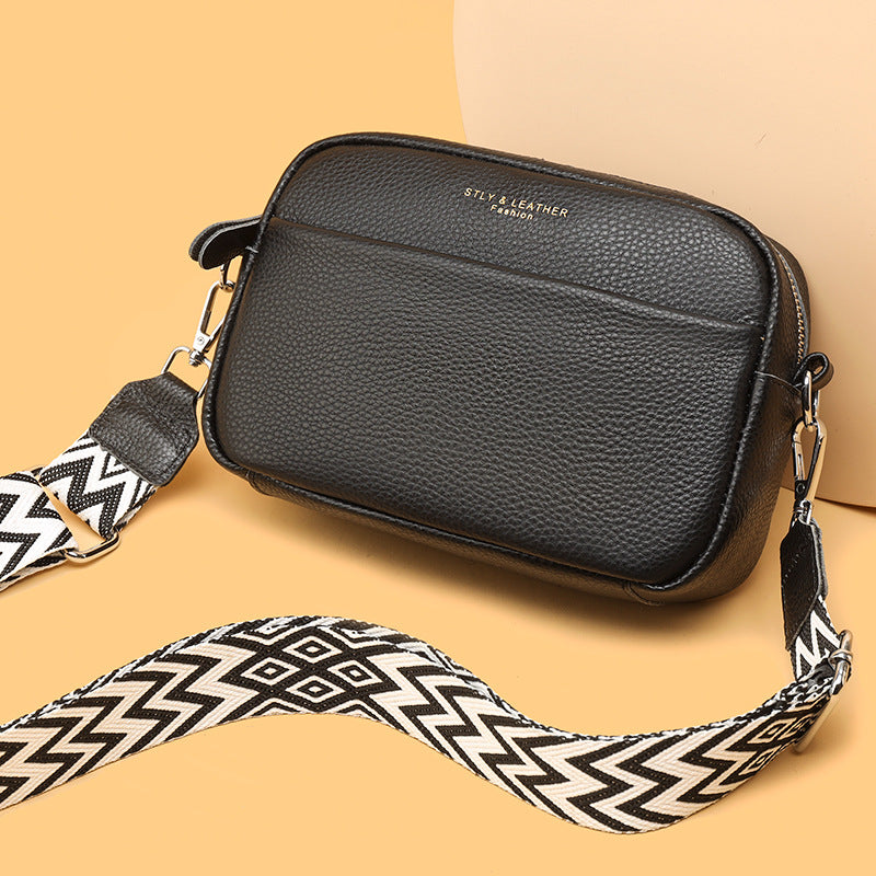 Quilted Wide-Strap Crossbody Bag — product image 10