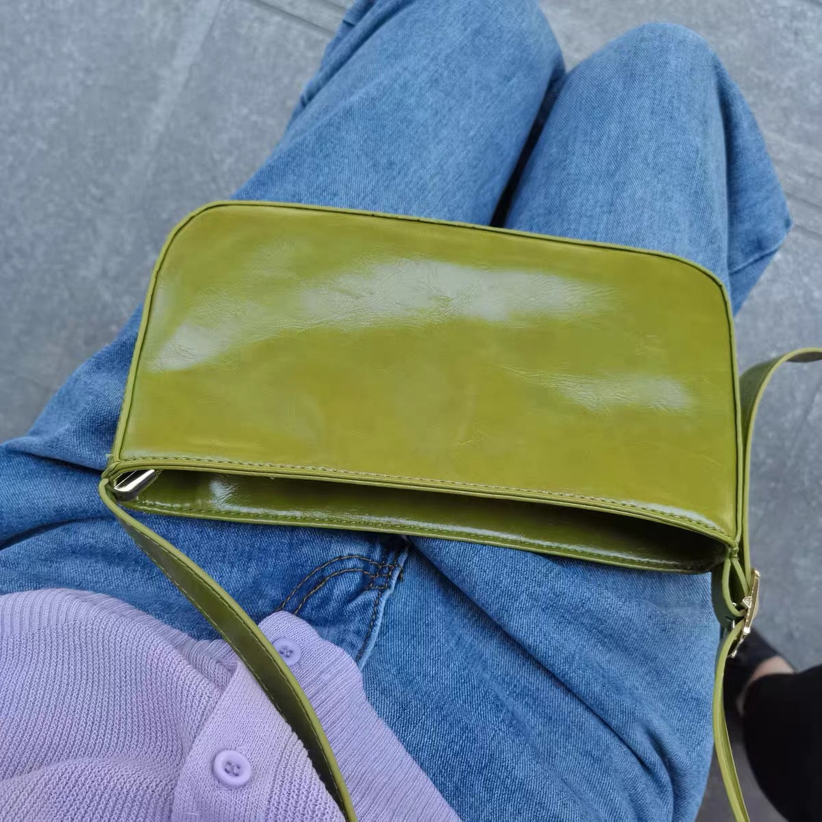 Minimalist Baguette Shoulder Bag — product image 6
