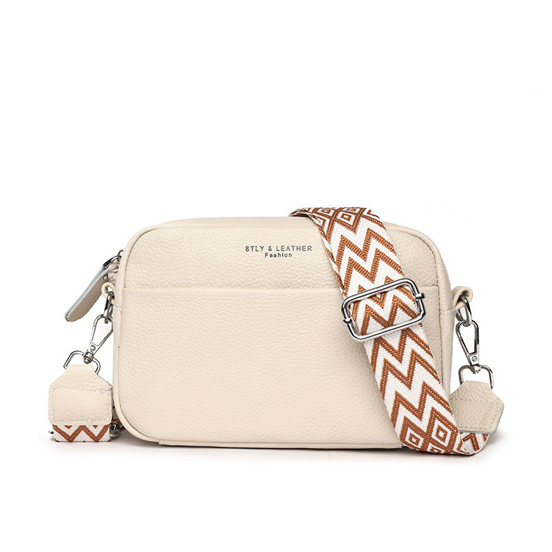 Quilted Wide-Strap Crossbody Bag — product image 11