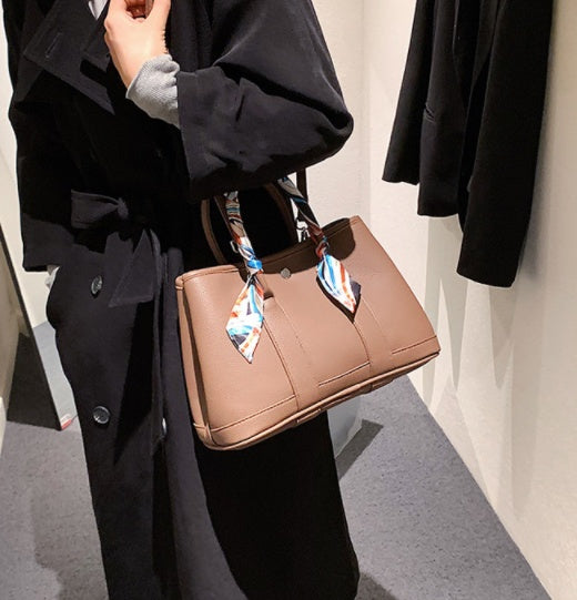 Scarf Detail Everyday Tote — product image 5