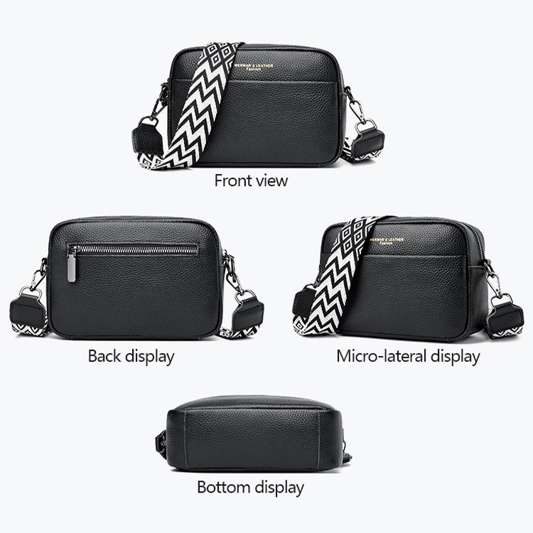Quilted Wide-Strap Crossbody Bag — product image 5