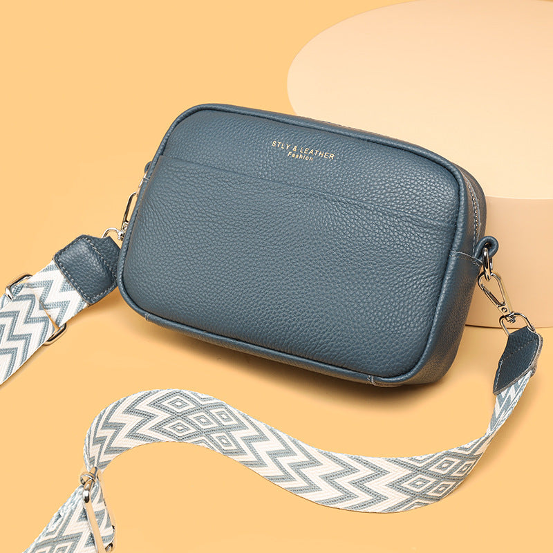 Quilted Wide-Strap Crossbody Bag — product image 6